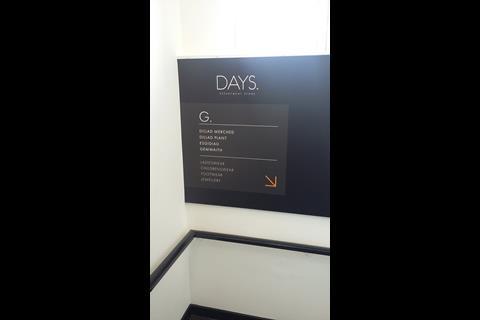 Days Department Store English Welsh signage WEB